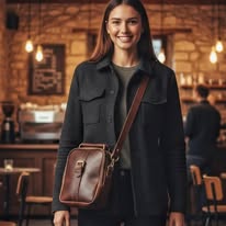 Leather bags and wallets