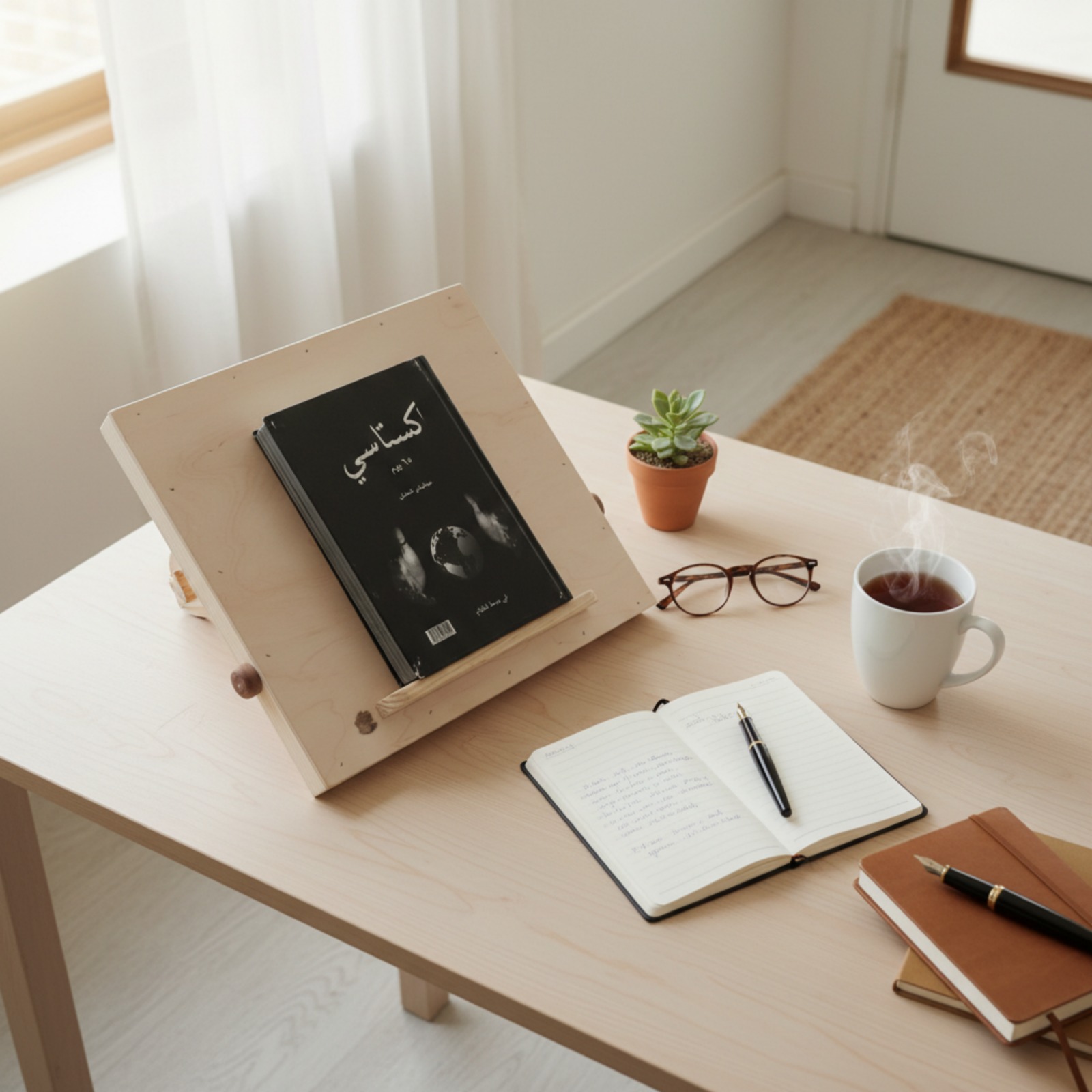 حامل الكتب الذكي 🌟