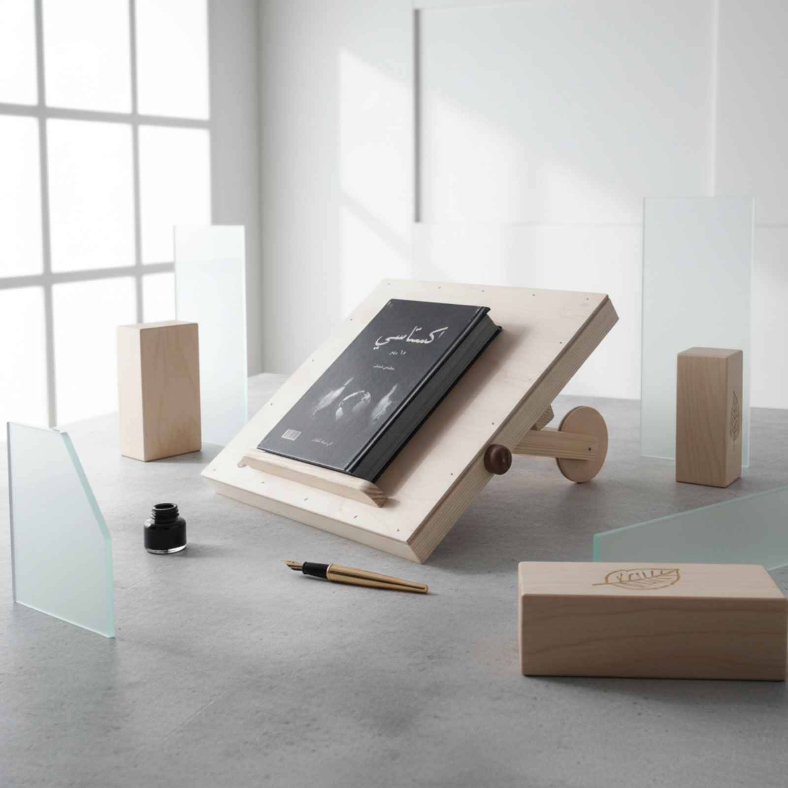 حامل الكتب الذكي 🌟