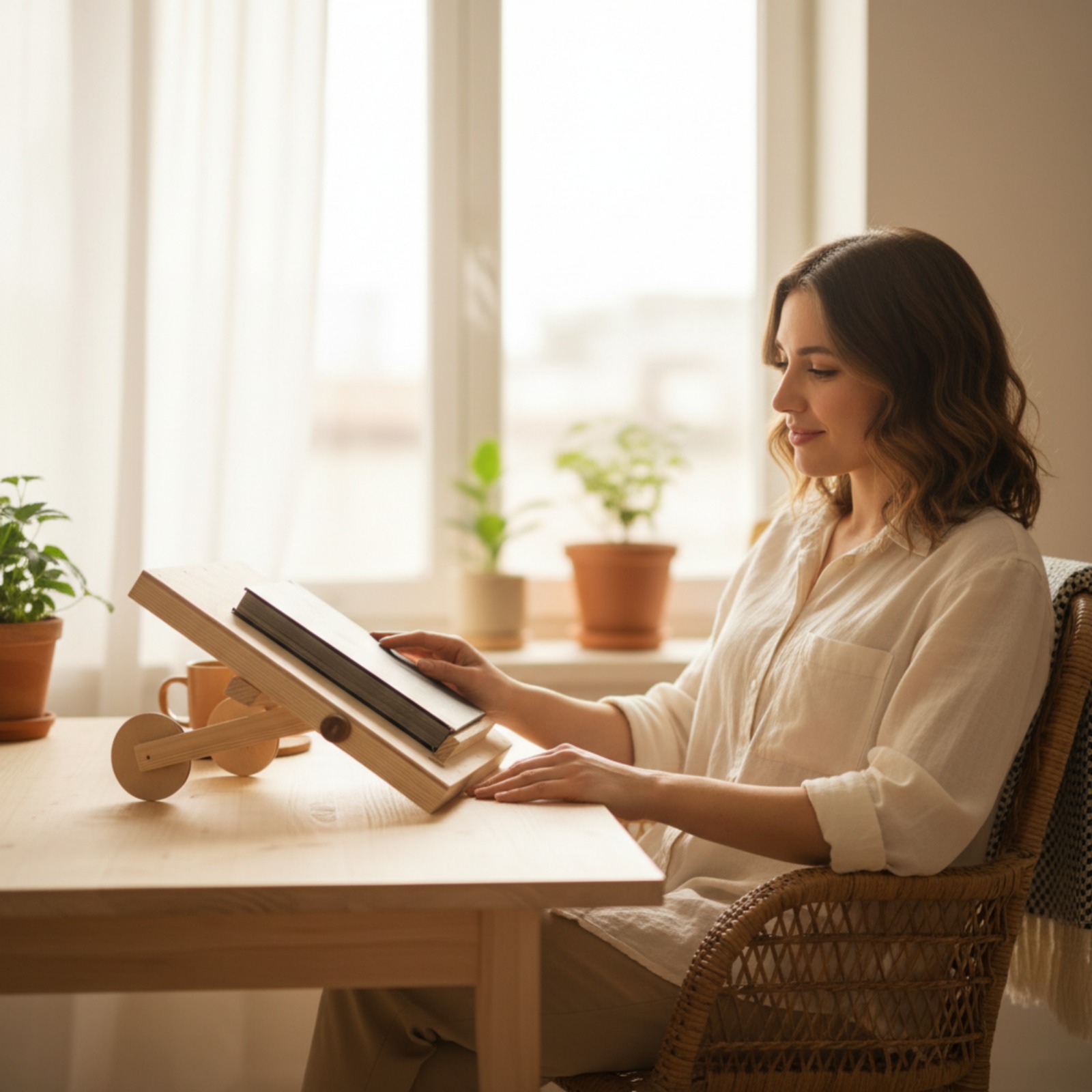 حامل الكتب الذكي 🌟