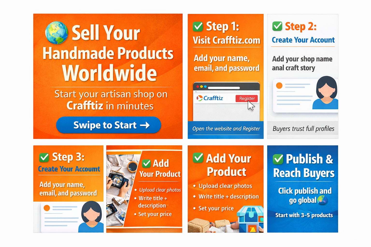 دليل التسجيل في منصة كرافتيز